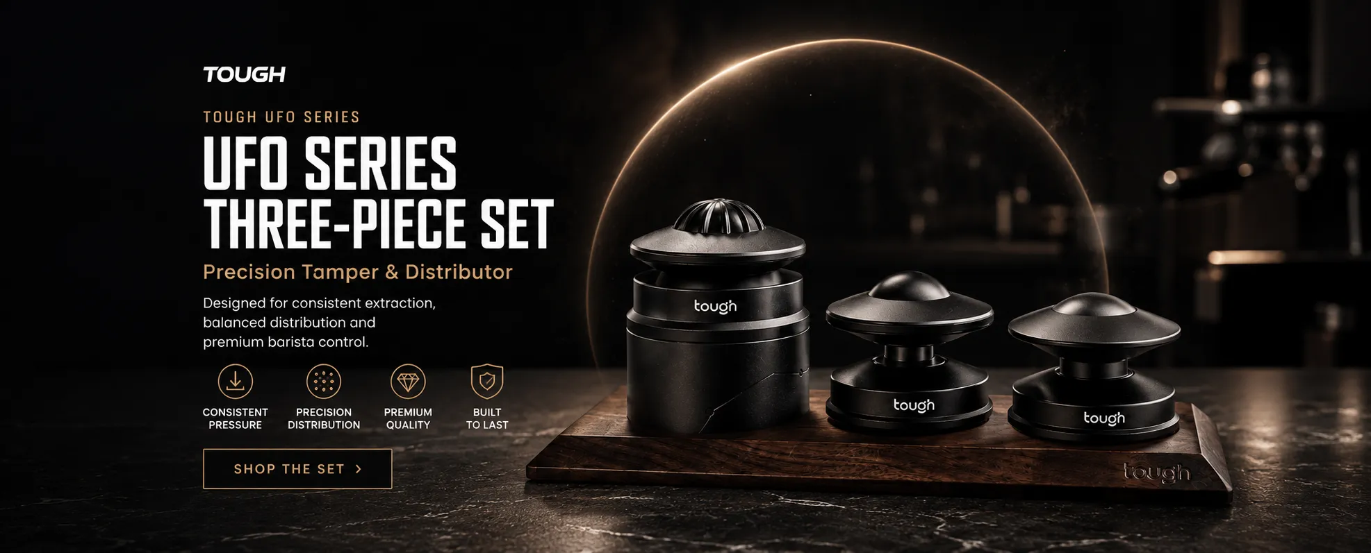 TOUGH UFO Series Professional Espresso Tools