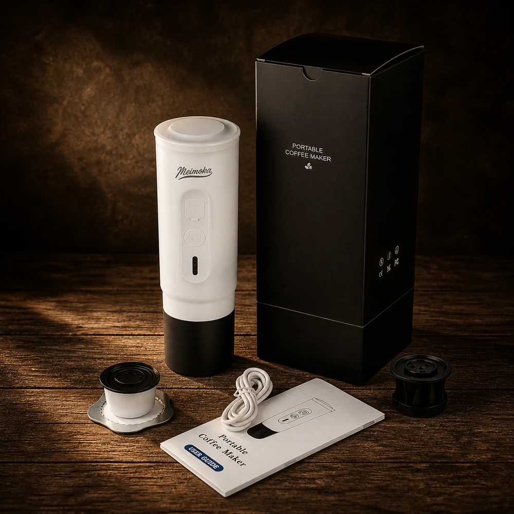 Portable Espresso Machine – Black Standard Set