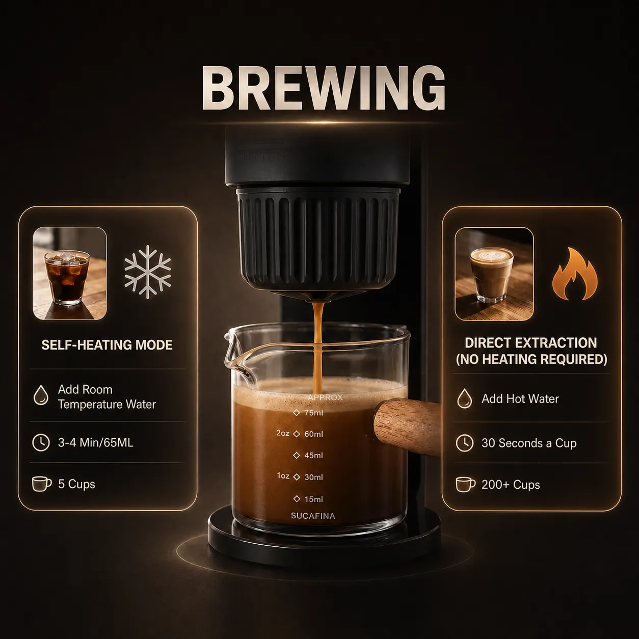 H01PRO-03 Portable Espresso Machine – Standard Set